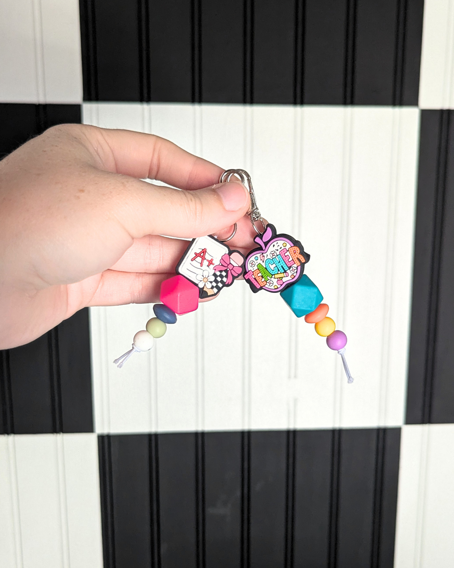Teacher & School Themed Mini Keychains