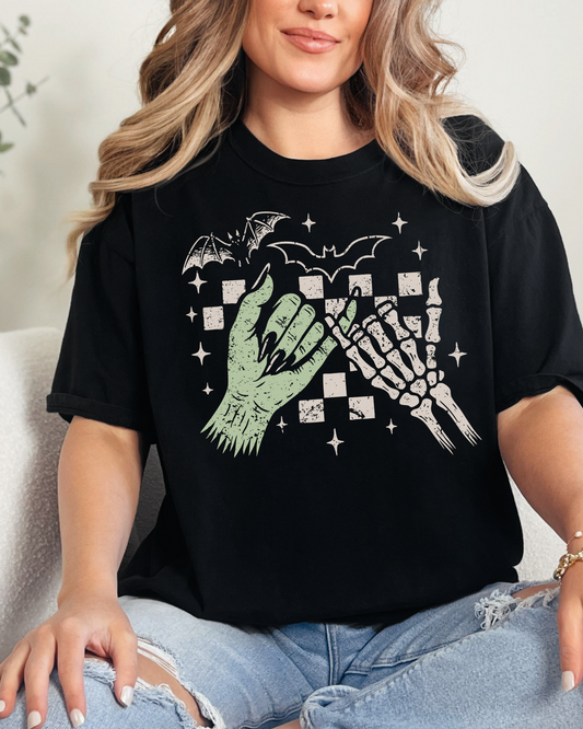 Spooky Pinky Promise Halloween Shirt | Comfort Colors Tee (RTS)