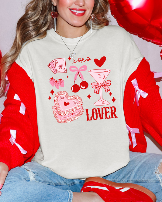 Lover Collage Valentine's Shirt | Comfort Colors Tee