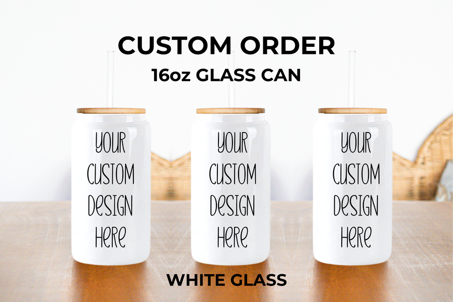 Custom Glass Can - 16oz