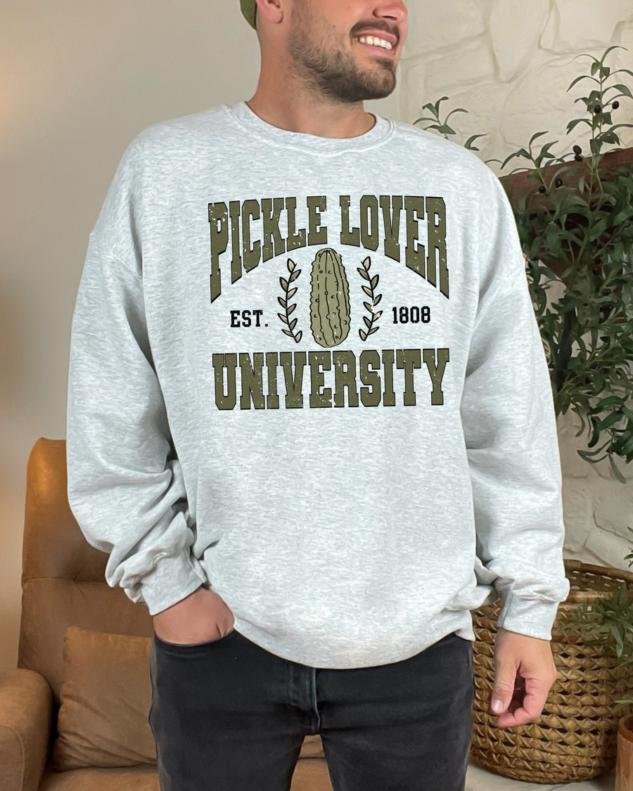 Pickle Lover Crewneck Sweatshirt