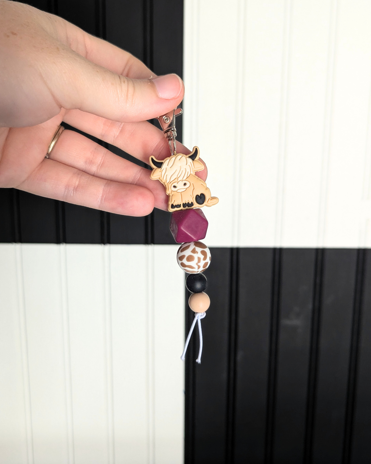 Country Western Themed Mini Keychains