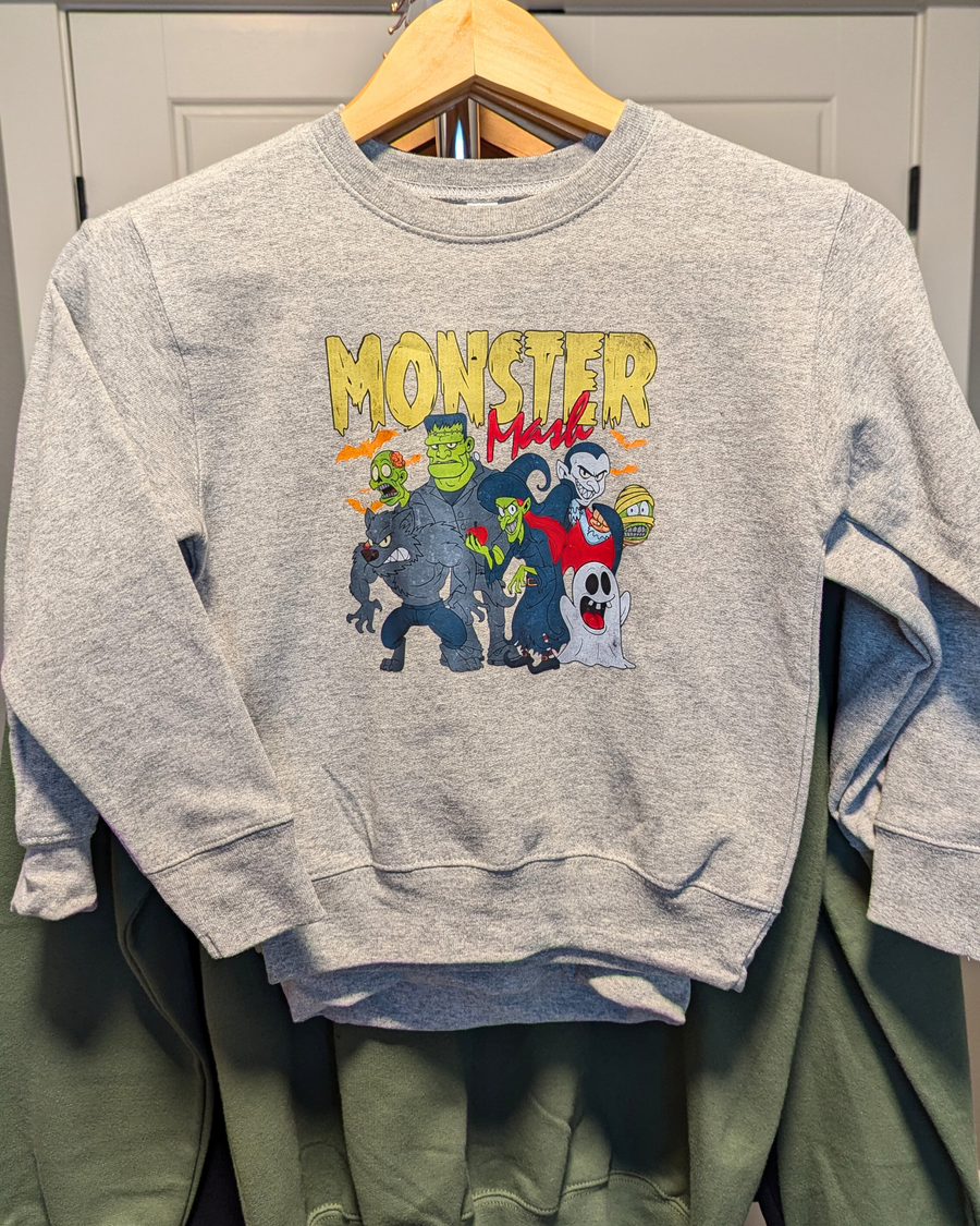 KIDS Monsters Crewneck Sweatshirt (RTS)