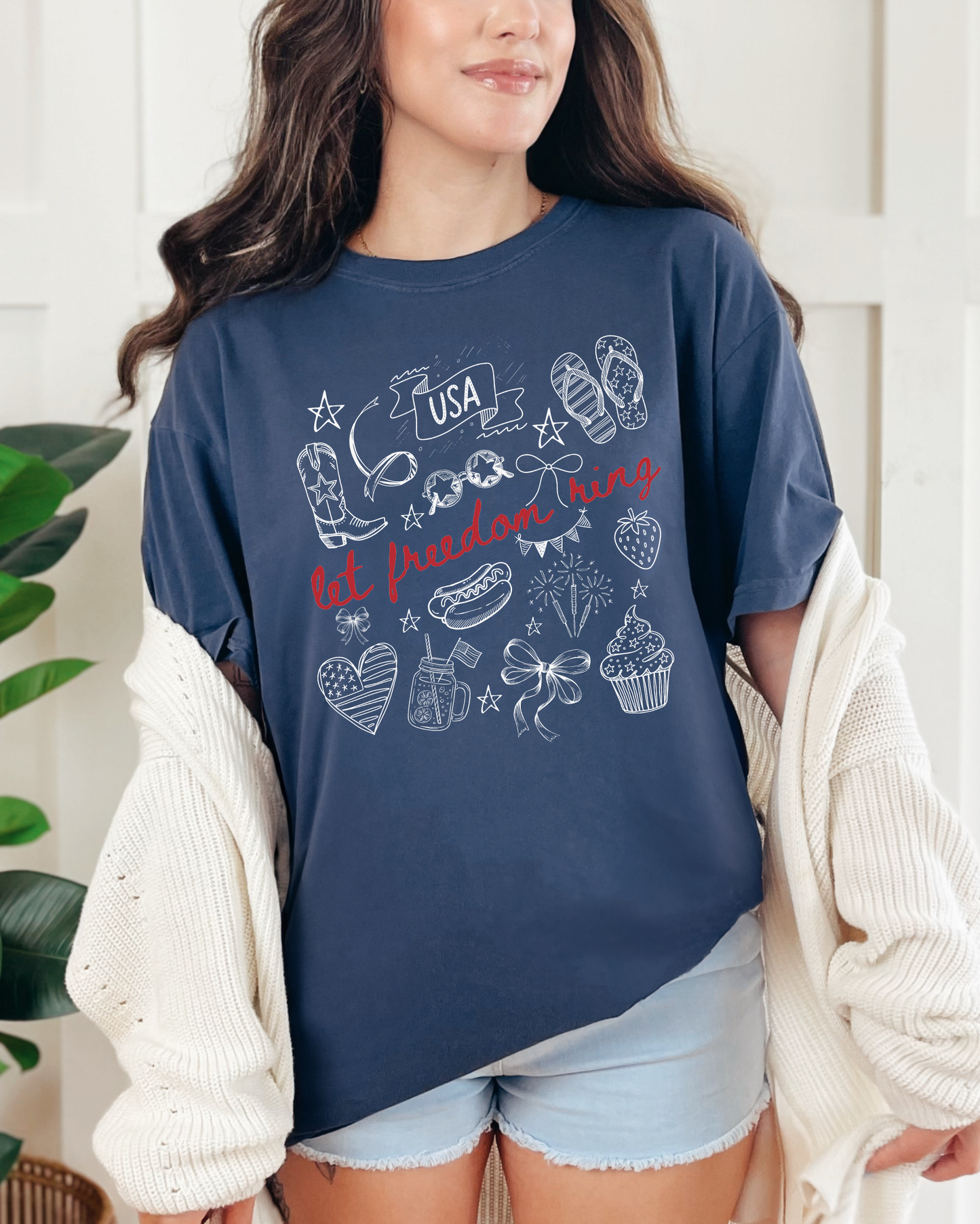PRE-ORDER: Let Freedom Ring Shirt | Comfort Colors 4th of July Tee