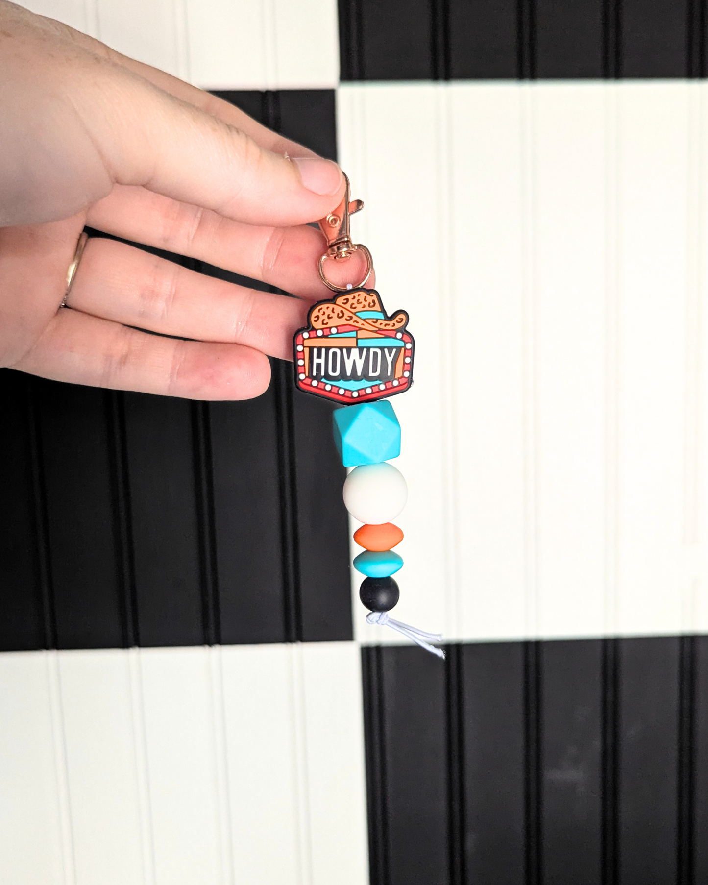 Country Western Themed Mini Keychains