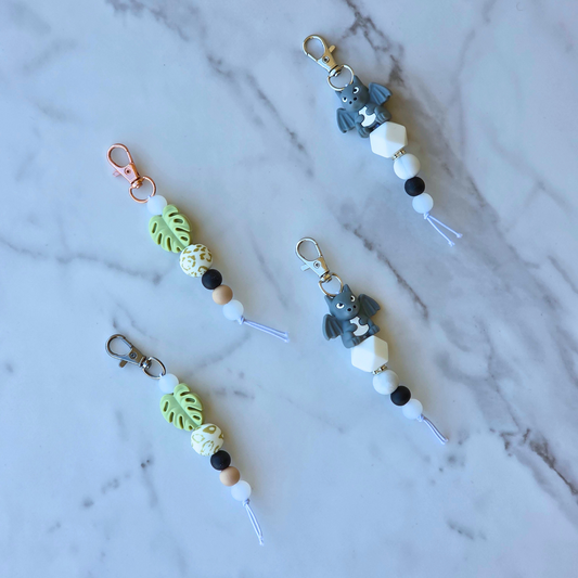 Dragon Mini Zipper Pulls | Plant Keychain