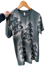 Christmas Trees Reverse Dyed T-Shirt (RTS)