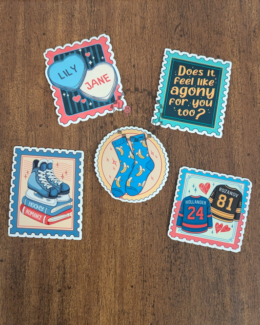 HR Inspired Sticker BUNDLE Set of 5 | UV-Protected & Waterproof Stickers