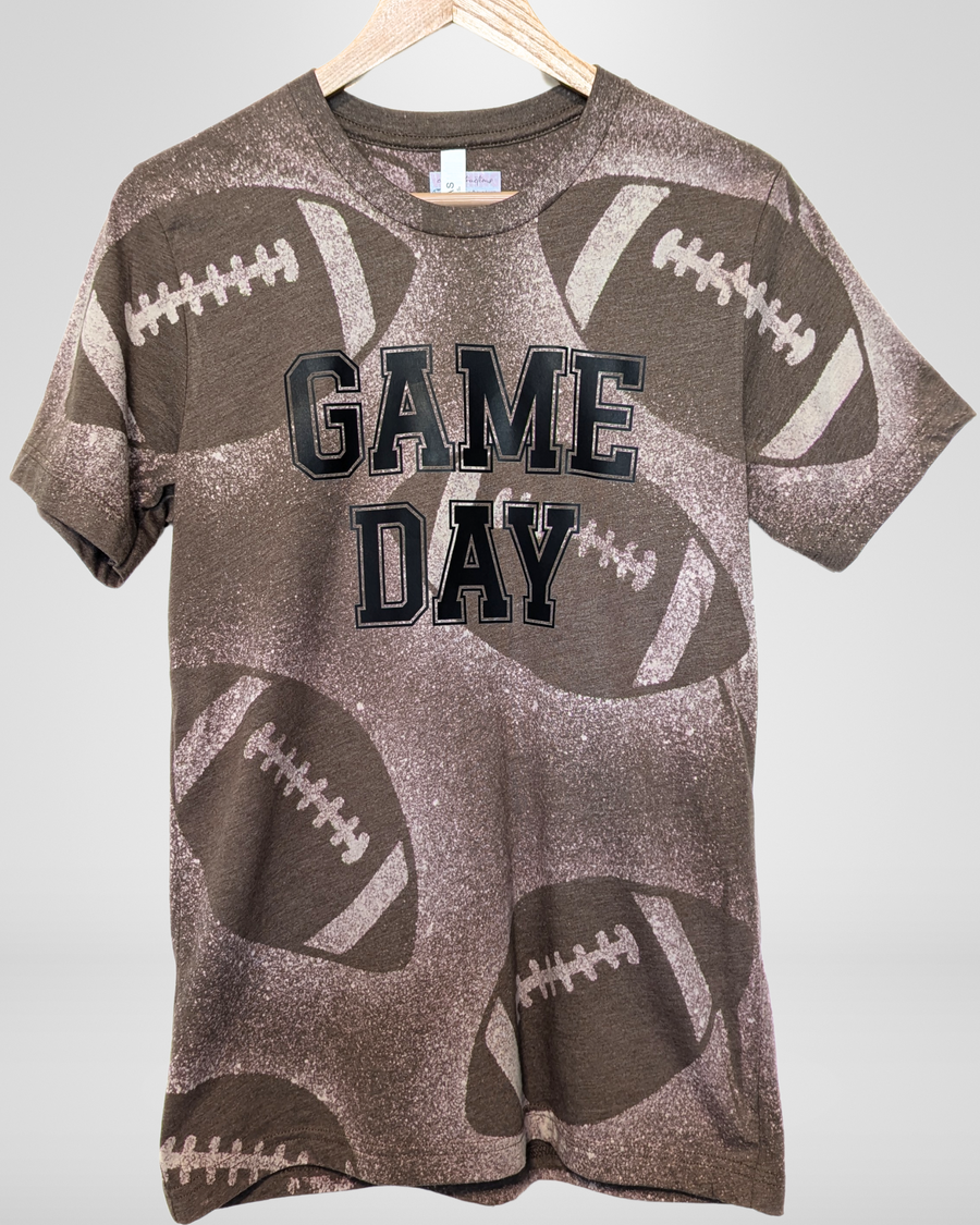 Football Game Day Reverse Dyed Tee (RTS)