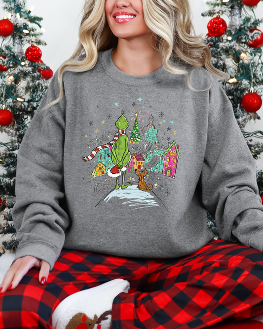 Classic Christmas Crewneck Sweatshirt | Christmas Sweatshirt