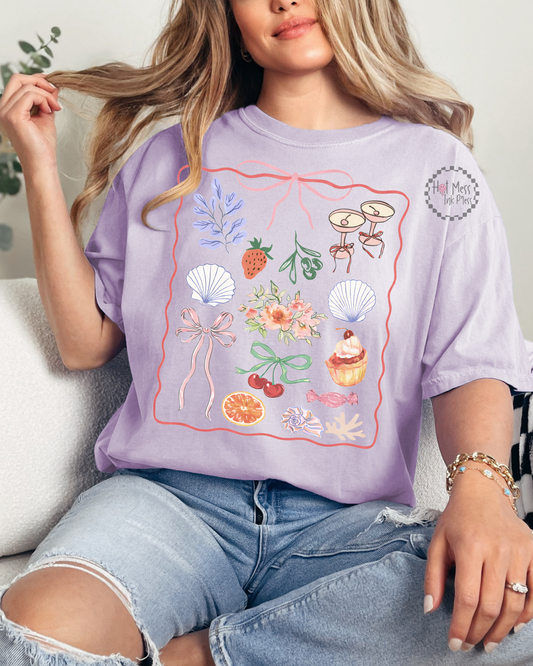 Cottagecore Pastel Summer Shirt | Comfort Colors Tee