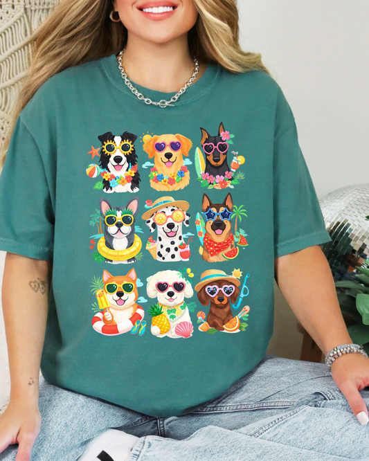 Summer Dogs Shirt | Comfort Colors Tee