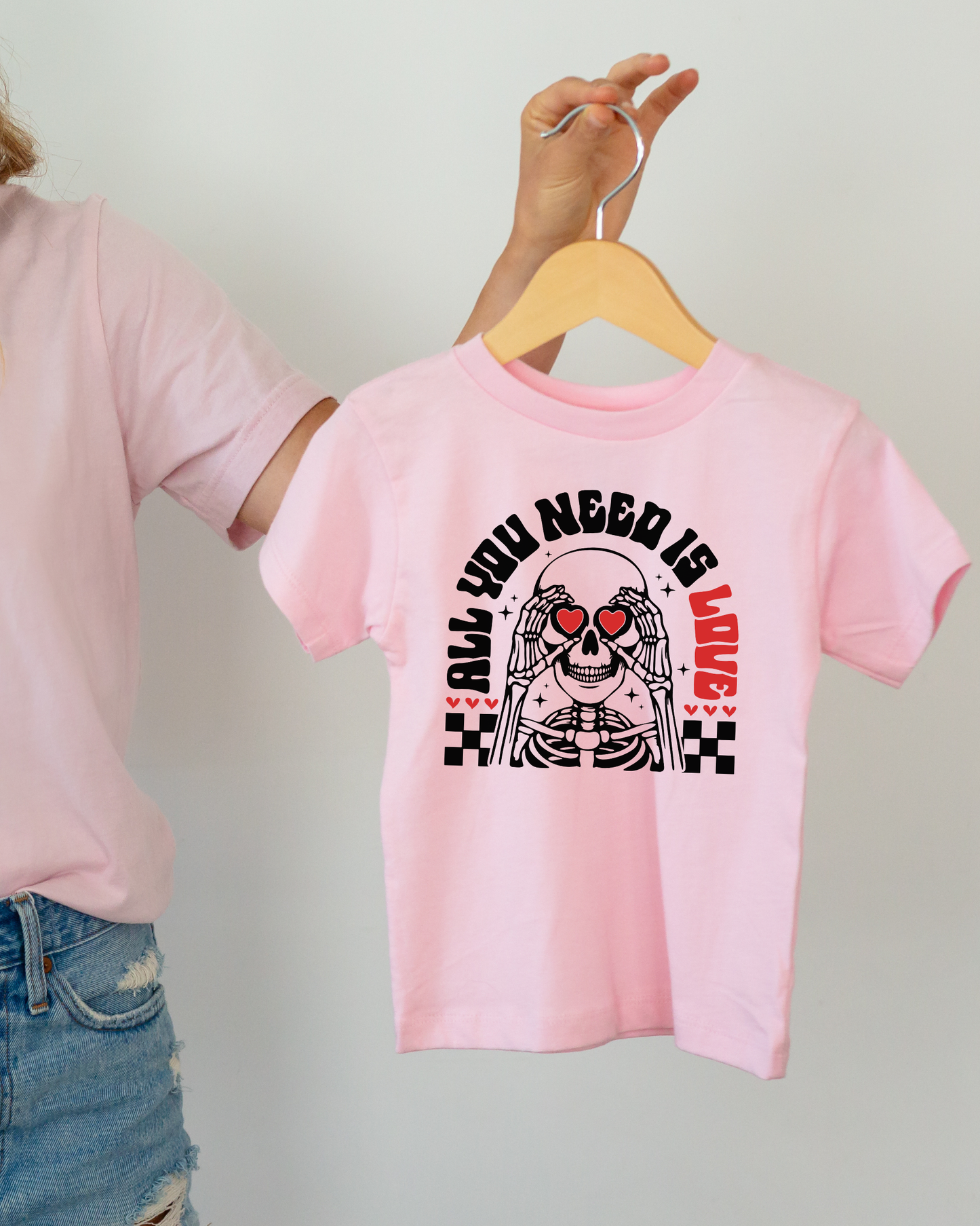 Kids Valentine's All You Need Is Love T-Shirt (Unisex) - Toddler & Youth