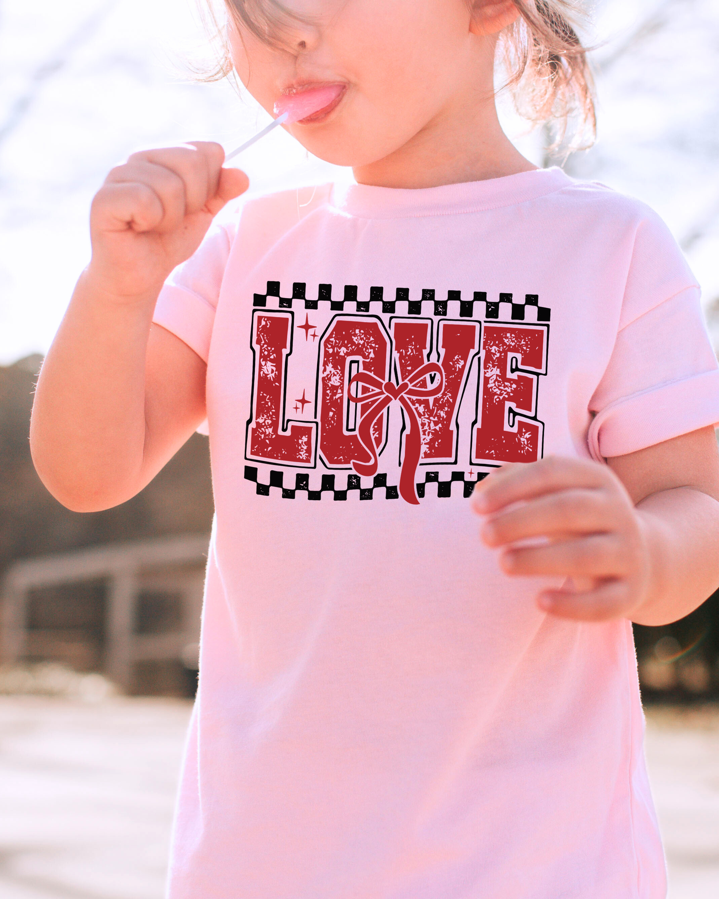 Kids Valentine's Red Love T-Shirt (Unisex) - Toddler & Youth