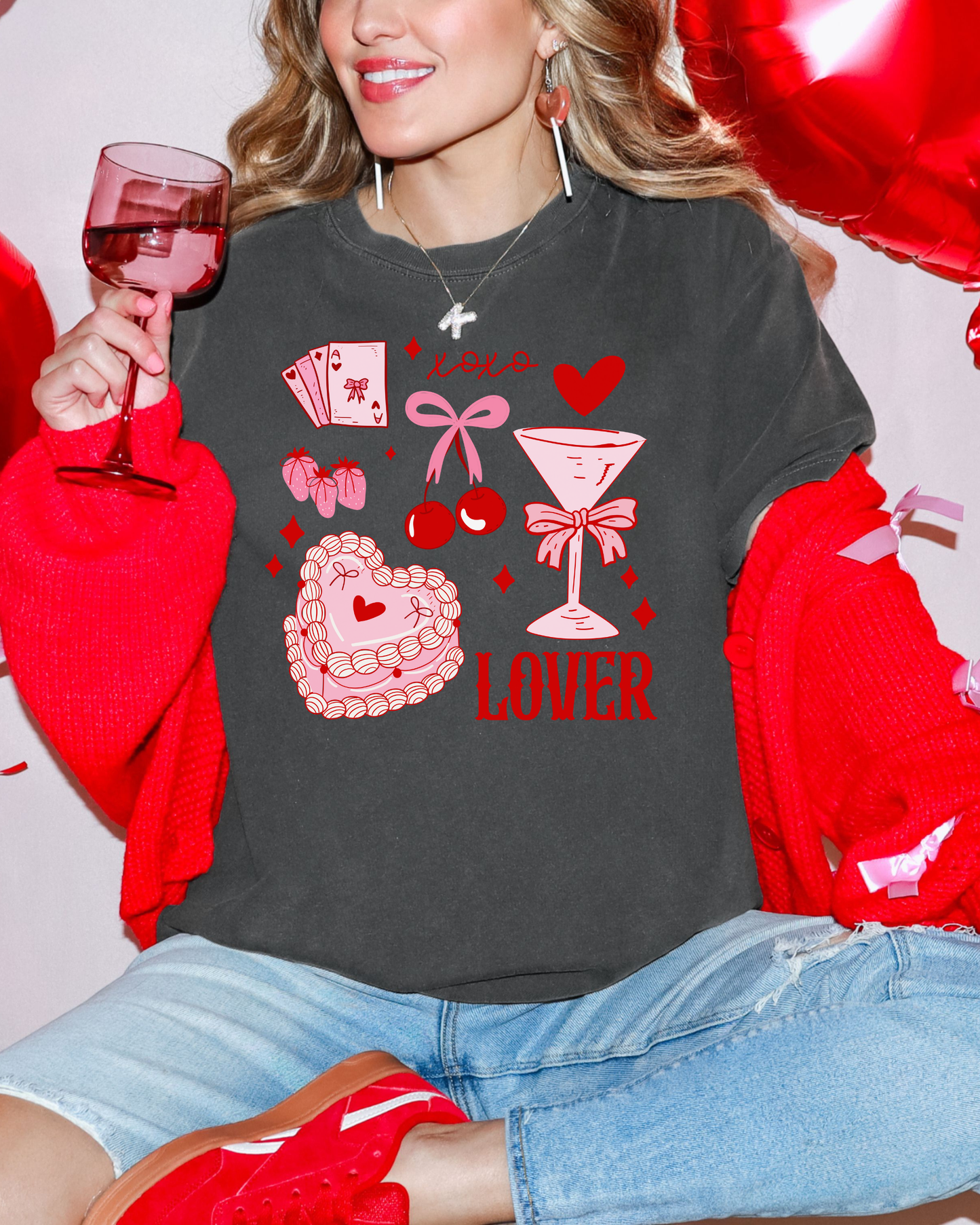 Lover Collage Valentine's Shirt | Comfort Colors Tee