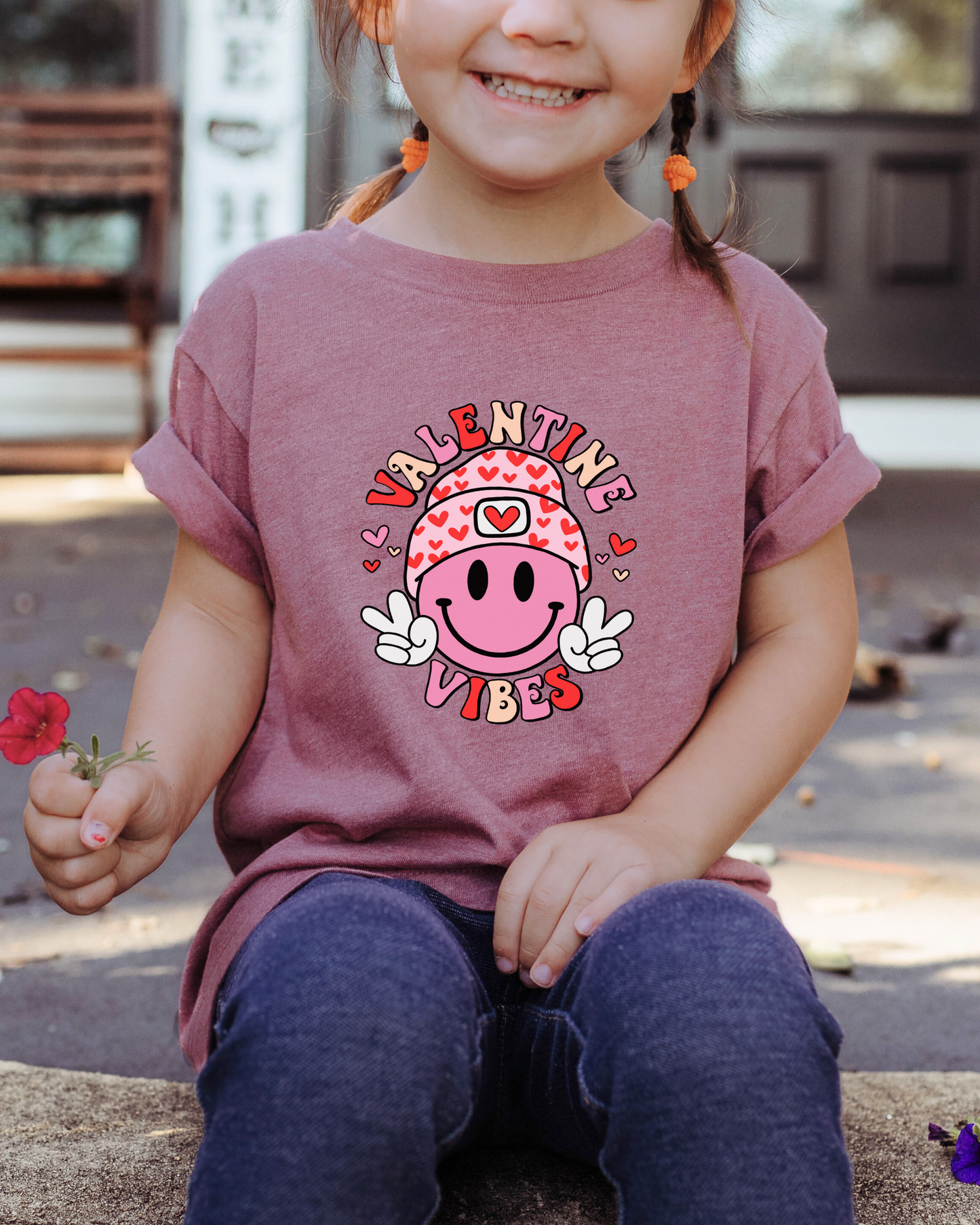 Valentine Vibes Kid's T-Shirt (RTS)