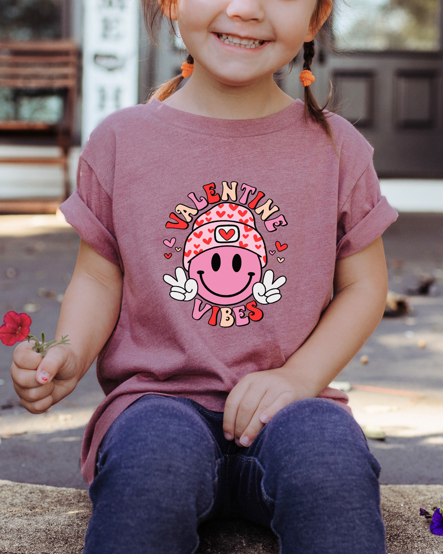 Valentine Vibes Kid's T-Shirt (2024 Design)