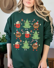 Christmas Cookies & Trees Crewneck Sweatshirt (RTS)