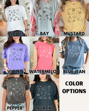The Eye Care / Eye Doctor Doodle - Comfort Colors Tee