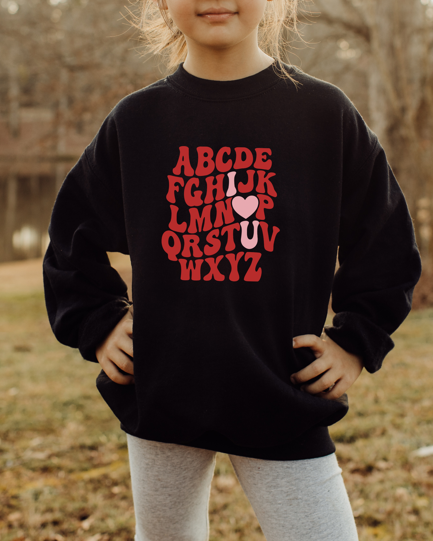 ABC I Love You Kid's Crewneck Sweatshirt (RTS)