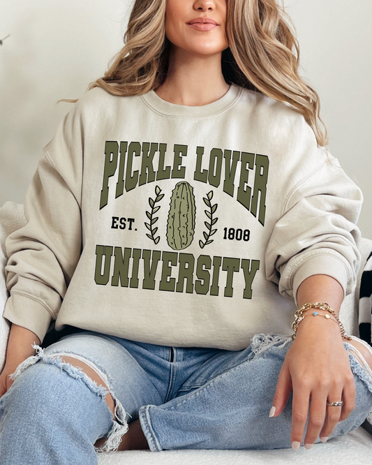 Pickle Lover Crewneck Sweatshirt (RTS)