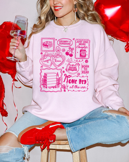 Bookish Tropes Crewneck Sweatshirt | Valentine's Sweatshirt