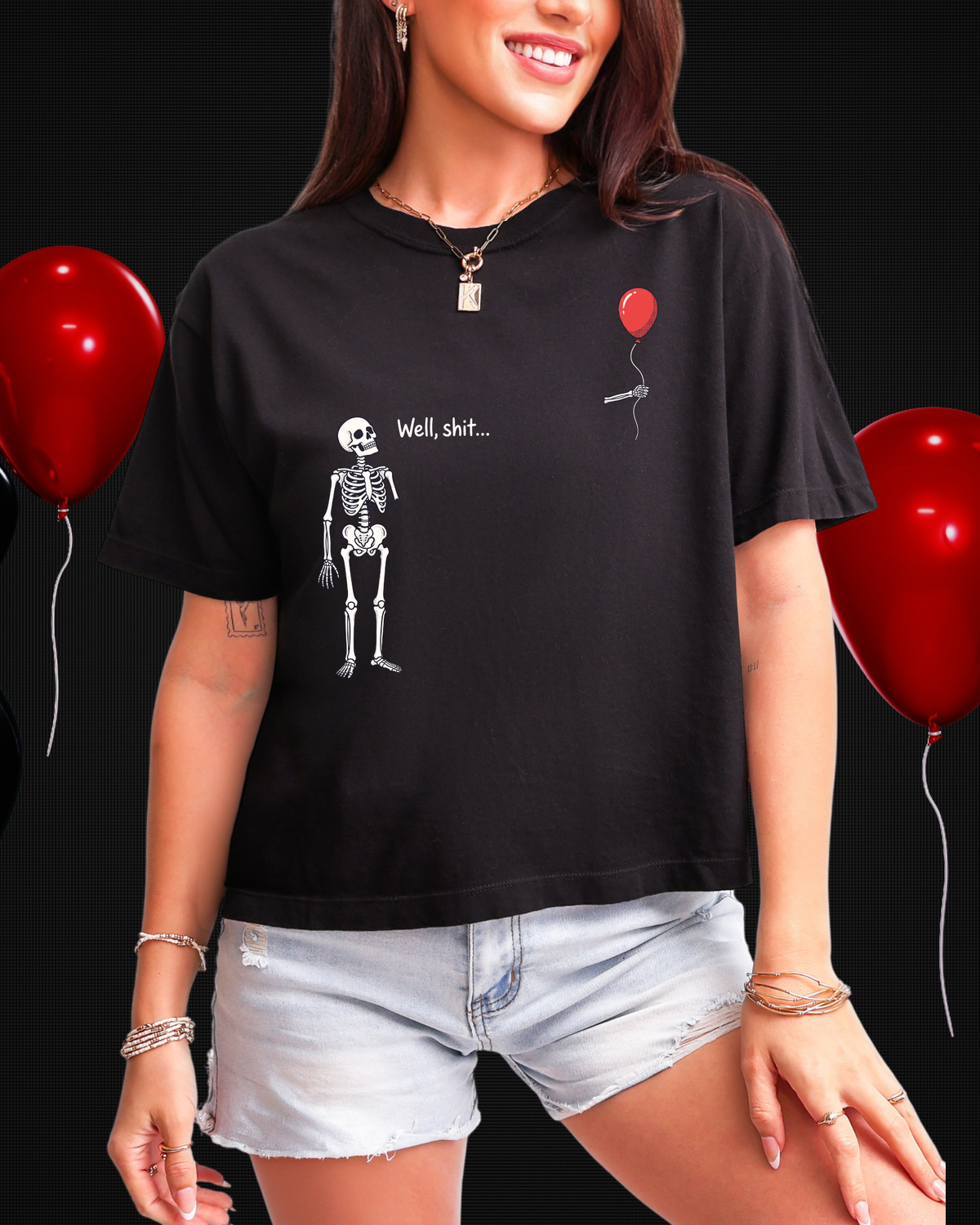 Well Shit Funny Halloween Shirt | Comfort Colors Tee