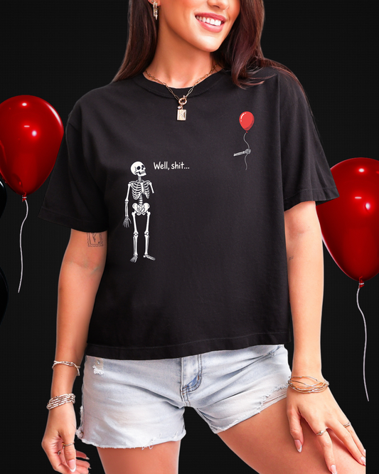 Well Shit Funny Halloween Shirt | Comfort Colors Tee